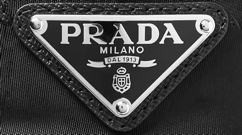 prada logo badge